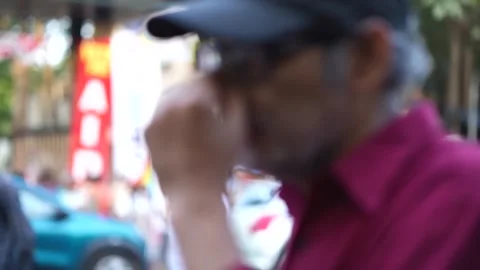 SIR Protest in INDIA Stock Footage 332494914