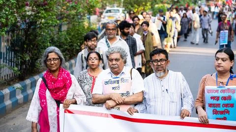 SIR Protest in INDIA Stock Photos