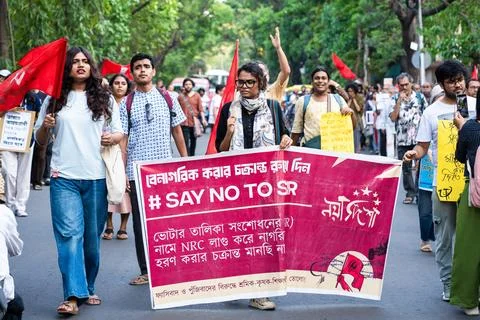 SIR Protest in INDIA Stock Photos