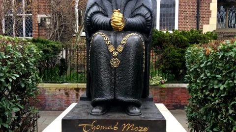 Sir Thomas More (1478 – 1535), venerated as Saint Thomas More was an Stock Footage 234277341