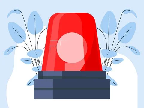 Siren Concept Illustration Illustrazione stock