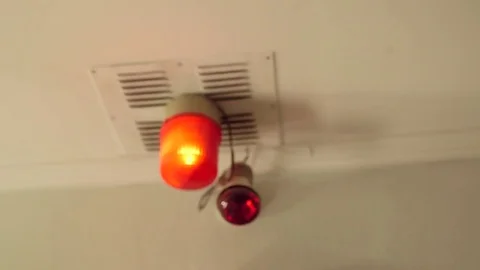 Siren going off Stock Footage 77099741