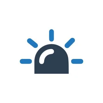 Siren Icon Icon Stock Illustration