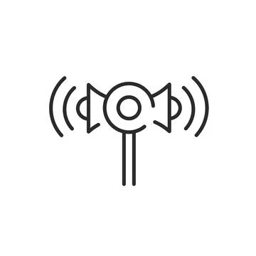 Siren icon Stock Illustration