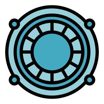 Siren smoke detector icon vector flat イラスト素材