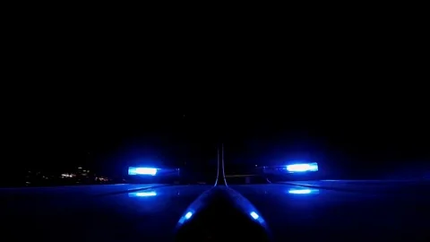 Sirens police car angular vision Video stock 122777812