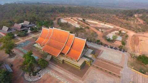 Sirintornwararam Temple Stock Footage 76009774