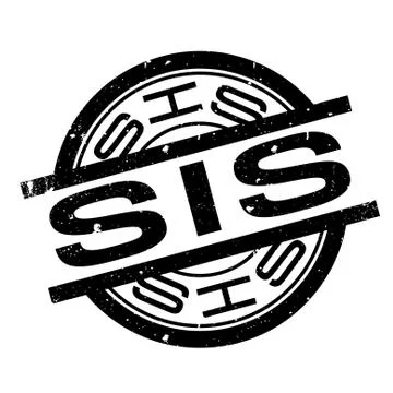 Sis rubber stamp Illustrazione stock