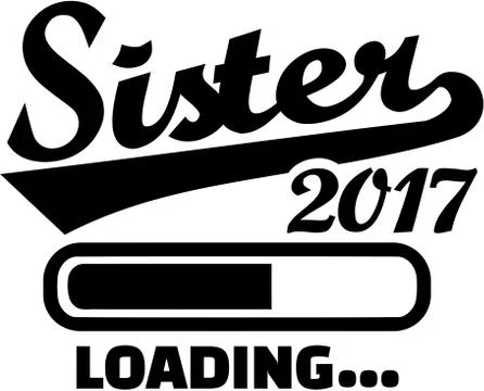 Sister 2017 - Loading bar Stock Illustration