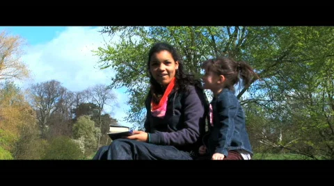 Sisters  Stock Footage 362263