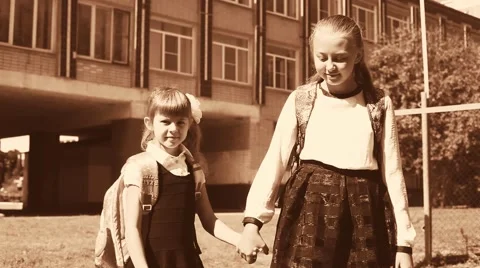 Sisters Stock Footage 42702966