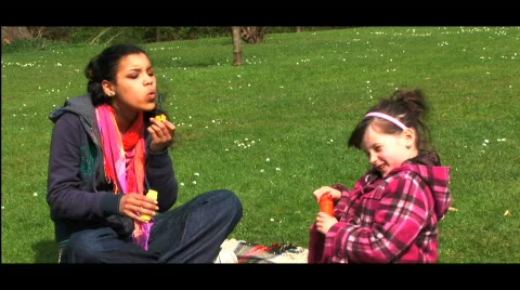 Sisters playing Stock Footage 363002