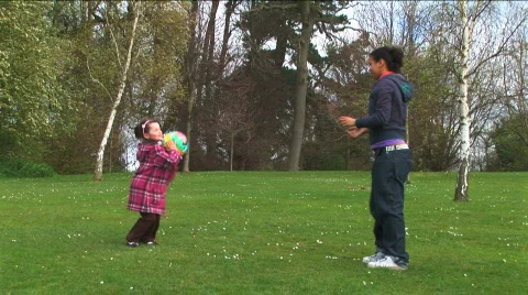 Sisters playing Stock Footage 363400