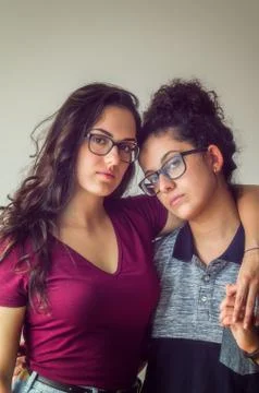 Sisters Portrait Stock Photos