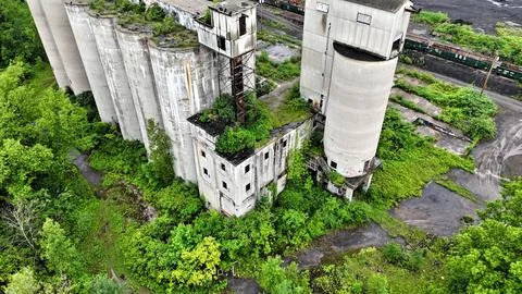 Sit Empty - Jamesville Quarry Cement Factory - Syracuse, NY Stock Photos