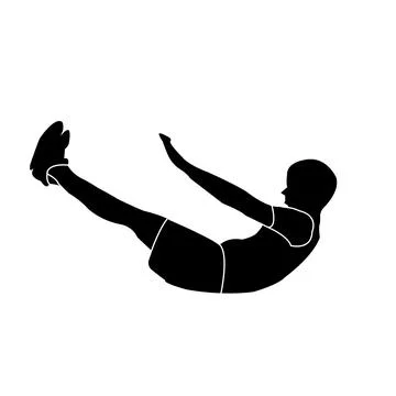 Sit ups icon Stock Illustration