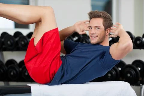 Sit-ups Stock Photos