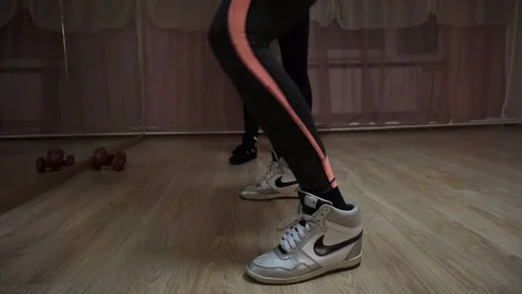 Sit-ups with weight Stock Footage 87825211