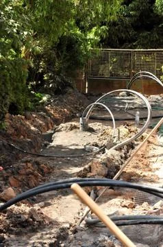 Site of building Stock Photos