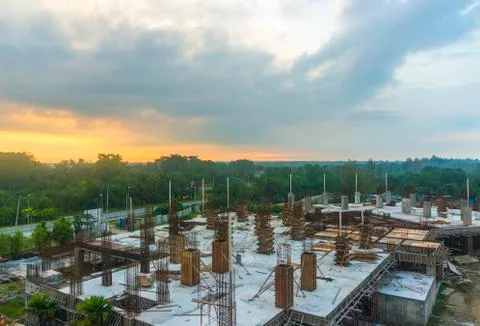 Site construction Stock Photos