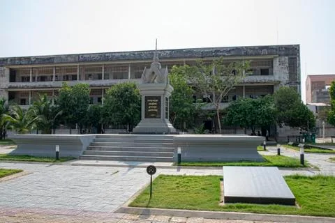 The site is a former secondary school which was used as Security Prison 21 (S Stock Photos