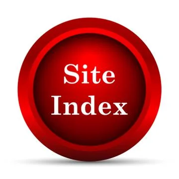 Site index icon. Internet button on white background.. Illustrazione stock