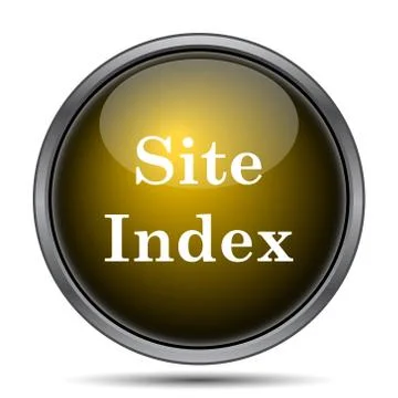 Site index icon. Internet button on white background.. Illustrazione stock