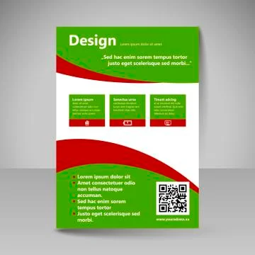 Site layout for design Illustrazione stock