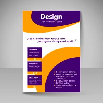 Site layout for design Illustrazione stock