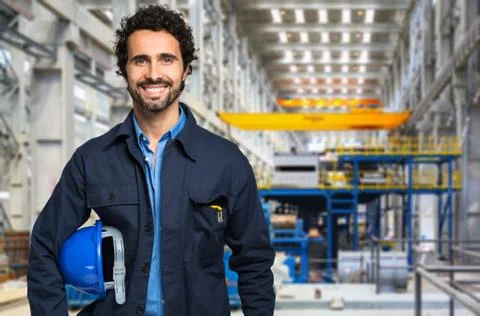 Site manager portrait Stock Photos