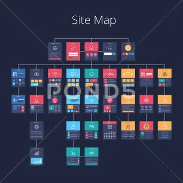 Site Map Stock Illustration