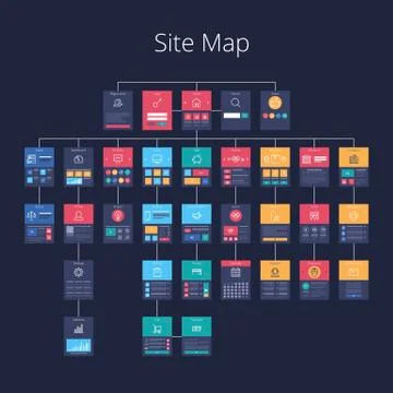 Site Map Stock Illustration