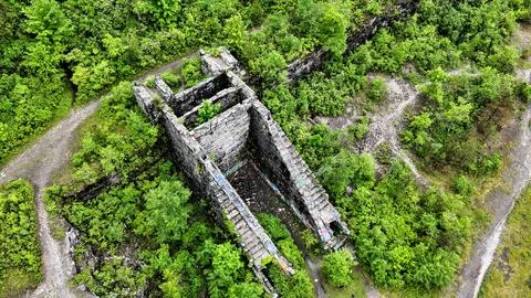Site for Paranormal Activity - Split Rock Quarry - Syracuse, NY Stock-Fotos