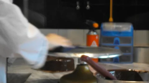 On-site processing of the production of cakes in the bakery Video stock 66735002