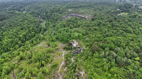The Site - Split Rock Quarry - Syracuse, NY Foto stock