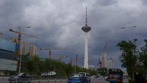 Site street 1080P 動画素材 115232053