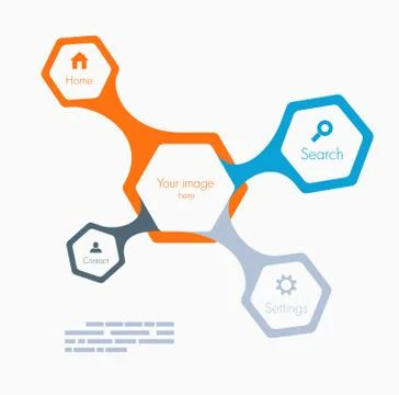 Site template Stock Illustration