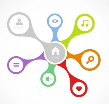 Site template Stock Illustration