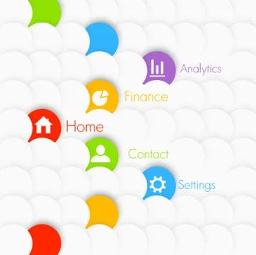 Site template Stock Illustration