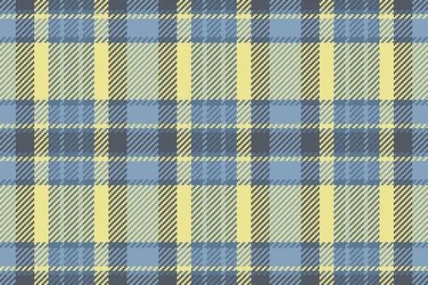 Site vector fabric seamless, deep plaid tartan textile. Give pattern textur.. Stock Illustration