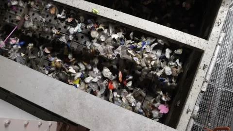 Site Zero, the world's largest and most advanced sorting and recycling facility, Stock Footage 256314610