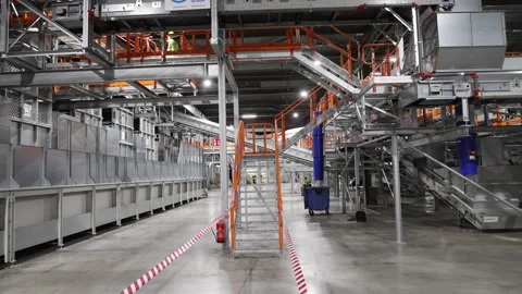 Site Zero, the world's largest and most advanced sorting and recycling facility, Stock Footage 256314623