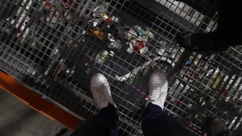 Site Zero, the world's largest and most advanced sorting and recycling facility, Stock Footage 256314630