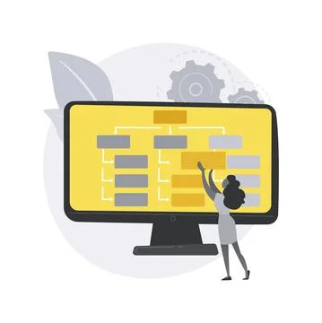 Sitemap creation abstract concept vector illustration. Stock Illustration