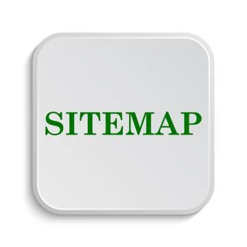 Sitemap icon. Internet button on white background.. Illustrazione stock