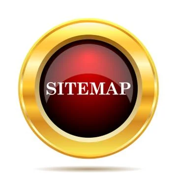 Sitemap icon. Internet button on white background.. Illustrazione stock