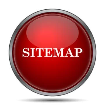 Sitemap icon. Internet button on white background.. Illustrazione stock