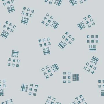 Sitemap seo glyph vector seamless pattern Stock Illustration