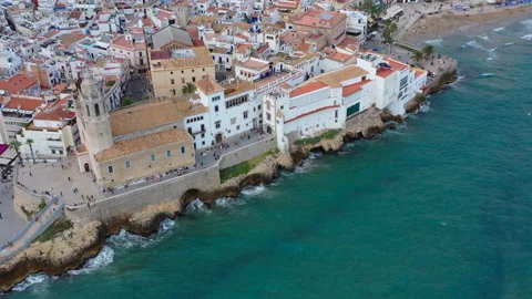 Sitges Barcelona Spain Vídeo Stock 115632103