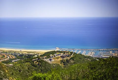 Sitges Coast, Spain Stock Photos